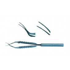 Lenticule Removal Forceps Curved