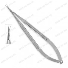 DJE-1503-Ultra Fine Curved Scissors Round Handle