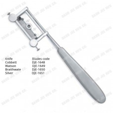 DJE-1646-Silver Skin Graft Knife