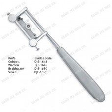DJE-1647-Silver Skin Graft Knife